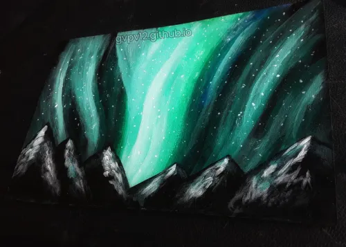 Aurora Boreal pintura nro 234234